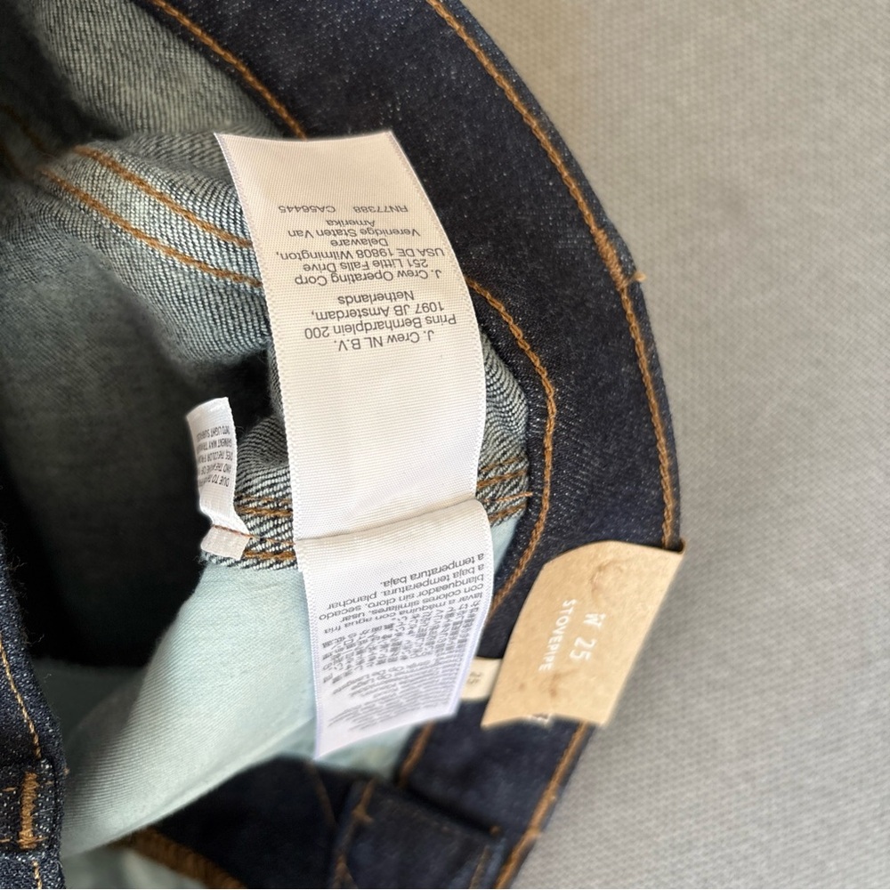 Madewell Stovetipe-  Indigo Straight Leg Jeans 25 BNWT - Picture 5 of 13